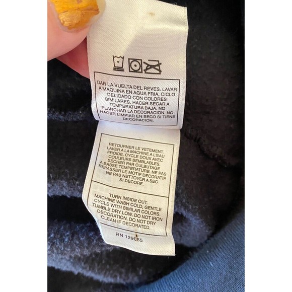 Disney Parks XXL Black Minnie Mouse Hoodie Sweatshirt 2X Hooded Cute! - Picture 9 of 9